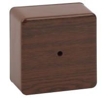 Распаячная коробка BS-O-100-100-50 без клеммы 100х100х50мм дуб IP40  Б0058709  ЭРА