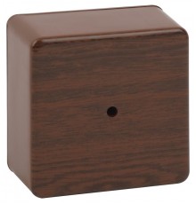 Распаячная коробка BS-O-100-100-50 без клеммы 100х100х50мм дуб IP40  Б0058709  ЭРА