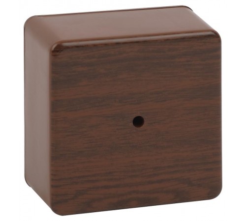 Распаячная коробка BS-O-100-100-50 без клеммы 100х100х50мм дуб IP40  Б0058709  ЭРА