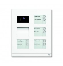 Станция вызывная, видео восьмиклавишная, цвет белый матовый  8300-0-0282   2CKA008300A0282  ABB