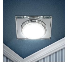 Светильник точечный встраиваемый под лампу DK79 13Вт GX53 зеркальный  Б0019578  ЭРА