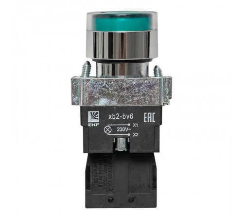 Кнопка BA31 с подстветкой 230В зеленая NO  PROxima  xb2-bw31-230  EKF