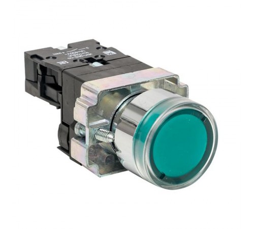 Кнопка BA31 с подстветкой 230В зеленая NO  PROxima  xb2-bw31-230  EKF