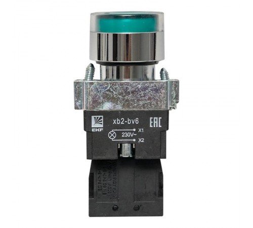 Кнопка BA31 с подстветкой 230В зеленая NO  PROxima  xb2-bw31-230  EKF
