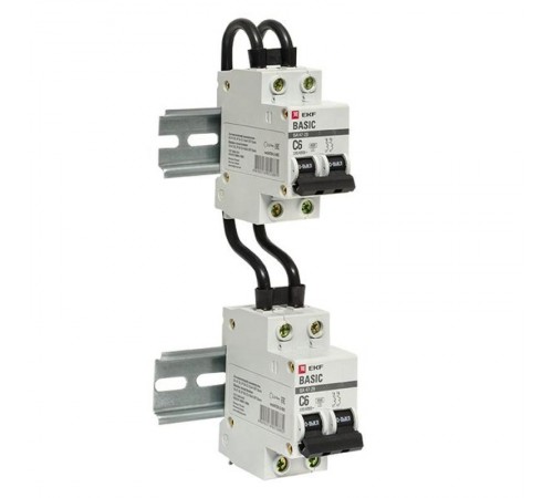 Перемычка 2P модульная межуровневая (125 мм) EKF PROxima  jbl-2-125  EKF