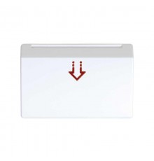 Накладка на выключатель под карточку, S27, белый  27078-30  Simon