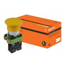 Кнопка BС51 "Грибок" без подсветки желтый 1з   SQ0704-0045  TDM