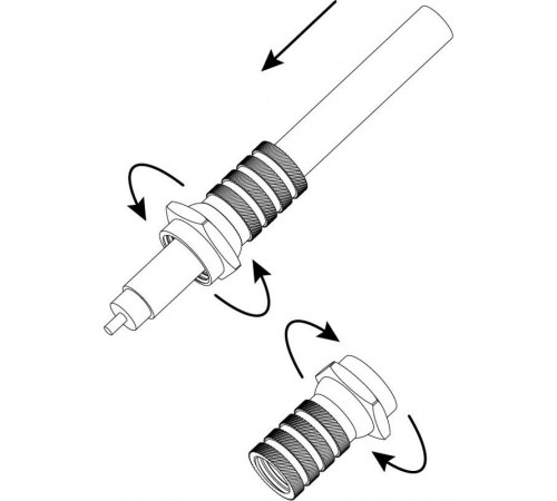 F-разъем  Simple RS-F-6 для кабеля RG-6  Б0048285  ЭРА