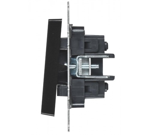 BRITE Выключатель 2-клавишный перекрестный 10А ВС10-2-3-БрЧ черный  BR-V23-0-10-K02  IEK