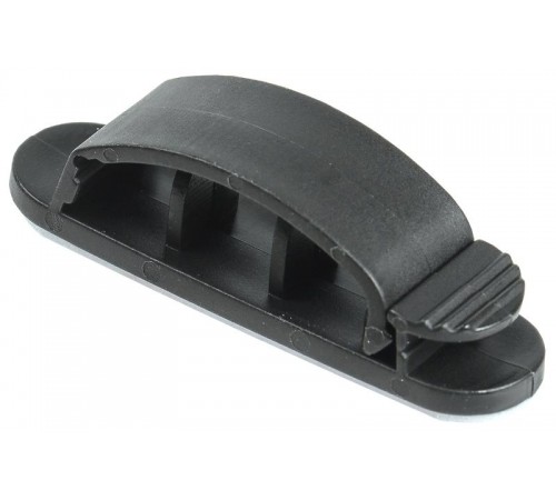 Клипса самоклеящаяся КС-3 черная (12шт)   UHP41-3-K02  IEK