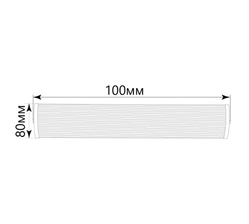 Светильник для 2х LED ламп Т8, цоколь 2*G13, ДПО 11-2х18-001, IP40, 1240мм  41223  Feron