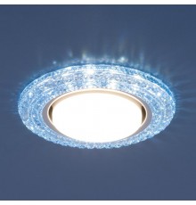 Светильник точечный встраиваемый 3030 GX53 BL синий  a035180  Elektrostandard