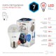 Лампа светодиодная LED  7Вт Е27 4000К СТАНДАРТ smd P45-7w-840-E27-Clear  Б0020553  ЭРА