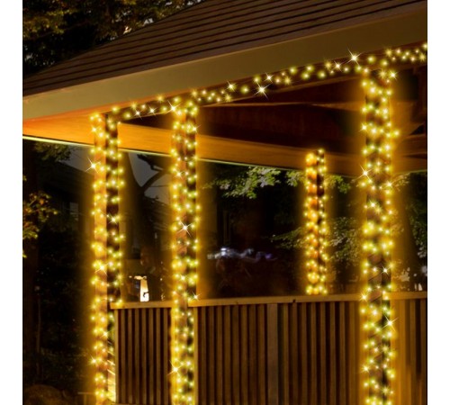 Гирлянда светодиодная  Нить 10 м теплый свет, ENON-10B ,  24V, IP44 (80/960)  Б0041905  ЭРА