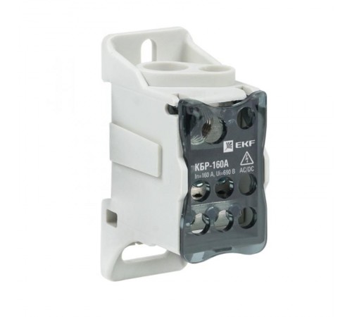 Блок распределительный (КБР) на DIN-рейку и монтажную панель 160A EKF PROxima  plc-kbr160  EKF