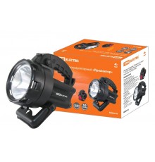 Фонарь прожекторный  1хLED + 4хLED аккумулятор 4В4А*ч, подставка, (CREE)  SQ0350-0035  TDM