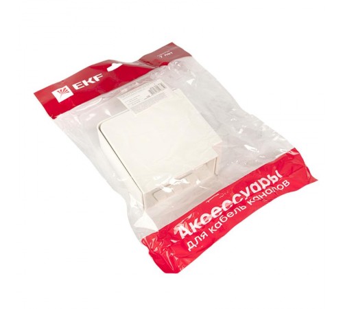 Поворот 90 гр. (100х40) (2 шт) Plast EKF PROxima Белыйabw-100-40x2EKF