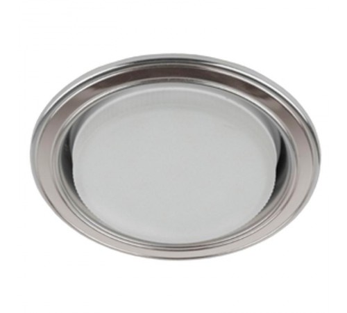 Светильник точечный встраиваемый под лампу KL35 13Вт GX53 сатин никель/хром  Б0017632  ЭРА