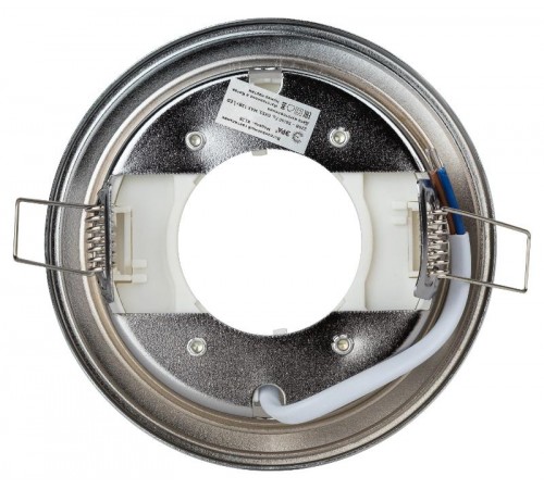 Светильник точечный встраиваемый под лампу KL35 13Вт GX53 сатин никель/хром  Б0017632  ЭРА