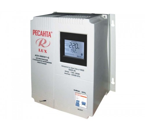 Стабилизатор АСН-5 000 Н/1-Ц    63/6/16  РЕСАНТА