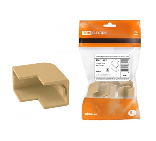 Внешний угол КМН 25х16 сосна (4 шт./комп.)  SQ0411-0213  TDM