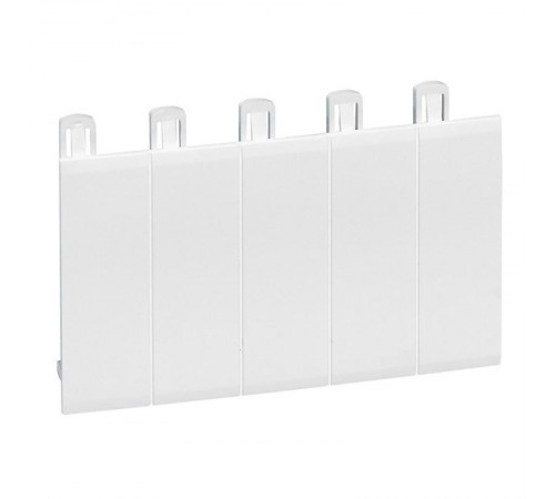 Заглушка -  5 модулей -  для щитков Practibox белый  001660  Legrand