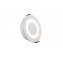 Светильник светодиодный встраиваемый DK2700-WH , IP20, 7Вт, LED 3000, белый/белый, алюминий/акрил  DK2700-WH  DENKIRS