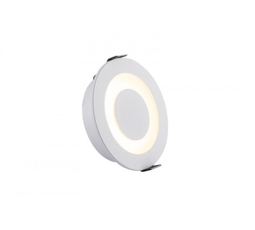 Светильник светодиодный встраиваемый DK2700-WH , IP20, 7Вт, LED 3000, белый/белый, алюминий/акрил  DK2700-WH  DENKIRS