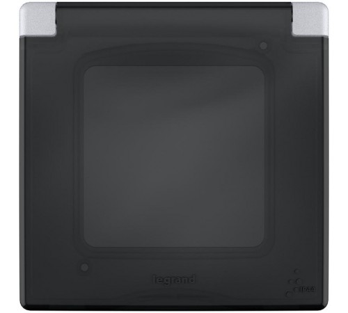 Inspiria Алюминий Рамка с защитной крышкой IP44  673922  Legrand