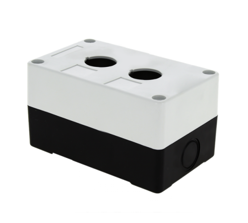 Корпус КП102 пластиковый 2 кнопки белый EKF PROxima  cpb-102-w  EKF