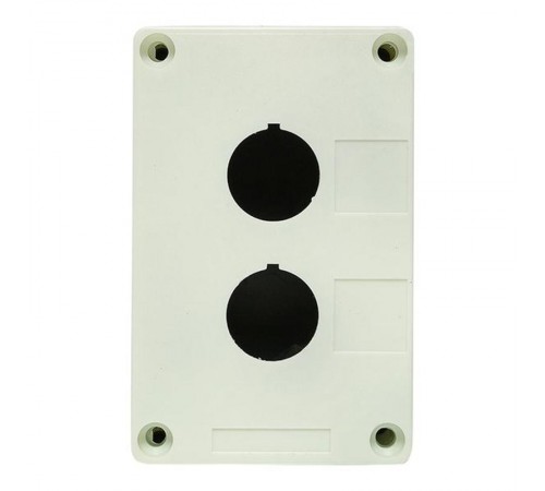 Корпус КП102 пластиковый 2 кнопки белый EKF PROxima  cpb-102-w  EKF