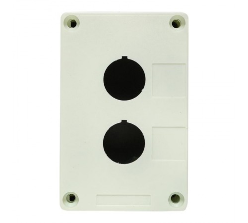 Корпус КП102 пластиковый 2 кнопки белый EKF PROxima  cpb-102-w  EKF