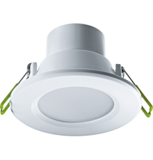 Светильник светодиодный ДВО NDL-P1-6W-830-WH-LED (аналог R63 60 Вт)(d100) 6Вт 3000К IP44 опал  94899  Navigator