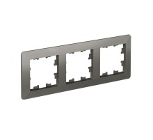 AtlasDesign Air Рамка 3-ая, Сталь / Дымчатый Черный  ATN220903  SE