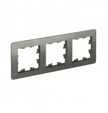 AtlasDesign Air Рамка 3-ая, Сталь / Дымчатый Черный  ATN220903  SE