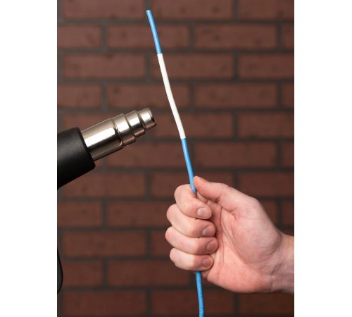 Термоусаживаемая трубка ТУТ нг 6/3 белая EKF PROxima  tut-6-w-1m  EKF