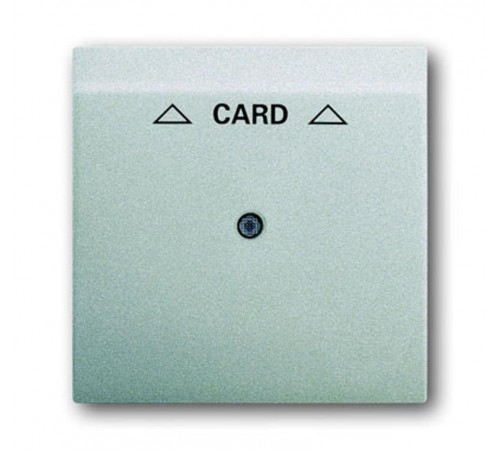 Плата центральная (накладка) для механизма карточного выключателя 2025 U, серия impuls, цвет серебристый металлик  1753-0-0080   2CKA001753A0080  A