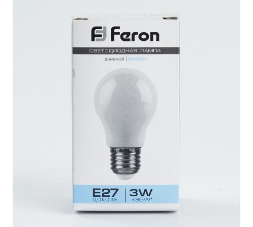 Лампа светодиодная LB-375 E27 3W 6400K  25920  Feron