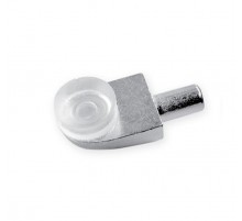 Стеклодержатель d5 мм с присоской прямой никель (4 шт)  127530  Tech-KREP