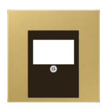 Крышка для ТАЕ и USB розеток, фиксация винтом; металл; латунь classic; Messing  ME2969TC  Jung