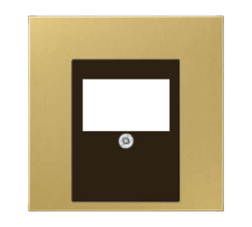 Крышка для ТАЕ и USB розеток, фиксация винтом; металл; латунь classic; Messing  ME2969TC  Jung