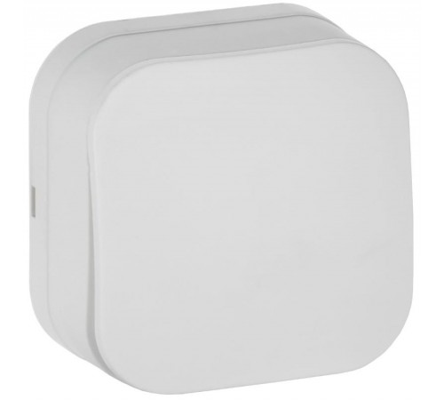 GLORY Выключатель 1-клавишный о/у 10А ВС20-1-0-ХБм белый матовый  EVH10-K01M-10  IEK