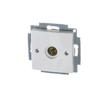 ABB Basic 55 Альп. белый Розетка TV оконечная  1724-0-4276   2CKA001724A4276  ABB