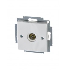 ABB Basic 55 Альп. белый Розетка TV оконечная  1724-0-4276   2CKA001724A4276  ABB