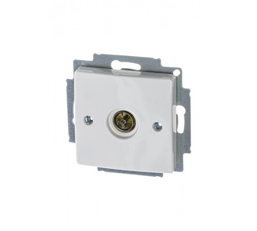 ABB Basic 55 Альп. белый Розетка TV оконечная  1724-0-4276   2CKA001724A4276  ABB
