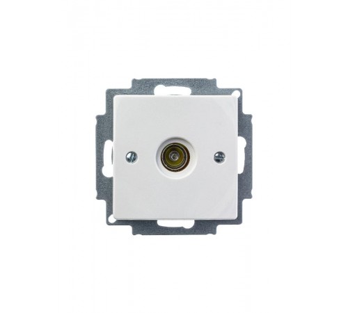 ABB Basic 55 Альп. белый Розетка TV оконечная  1724-0-4276   2CKA001724A4276  ABB