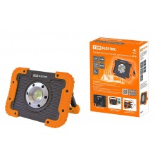 Прожектор переносной светодиодный ФП8, 10 Вт, 900 лм, Li-Ion 3,7 B 3 A*ч, USB  SQ0350-0057  TDM