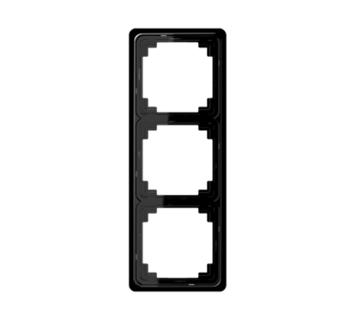 Рамка для вертикальной и горизонтальной установки, 3-кратная, черная  CDP583SW  Jung