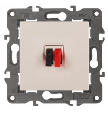 14-3111-02 Розетка аудио, IP20, Эра Elegance, сл.кость  Б0034321  ЭРА