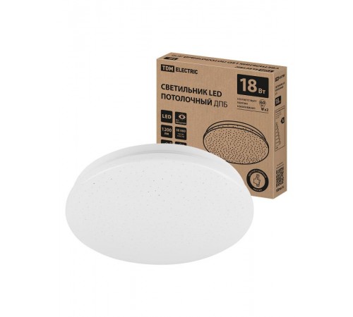 Светильник LED потолочный ДПБ 02, 18 Вт, 4000 К, Звездное небо,  SQ0329-9009  TDM